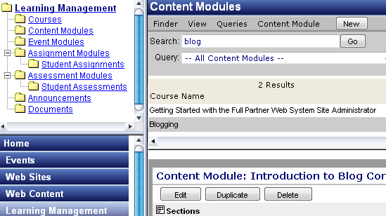 Learning Management System