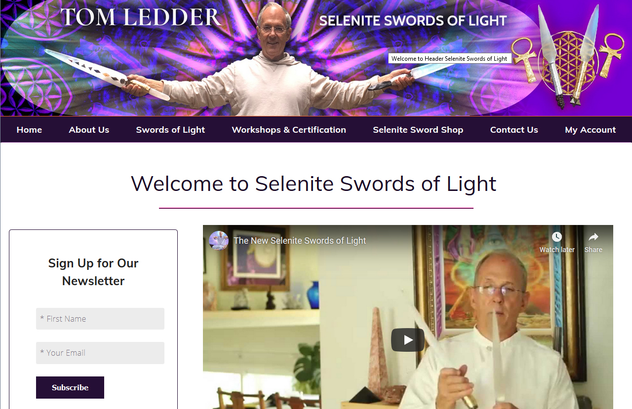Selenite Sword Maker